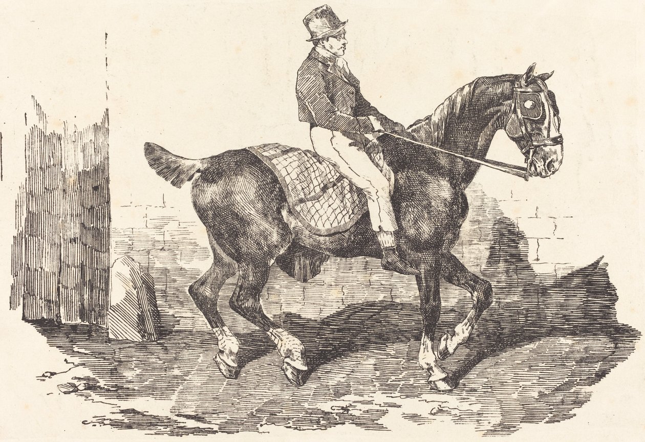 Vőlegény hintólóra szerelve alkotó: Theodore Gericault