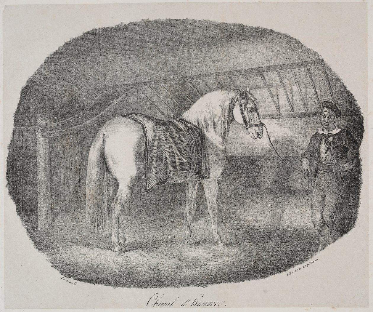 Hannoveri ló alkotó: Theodore Gericault