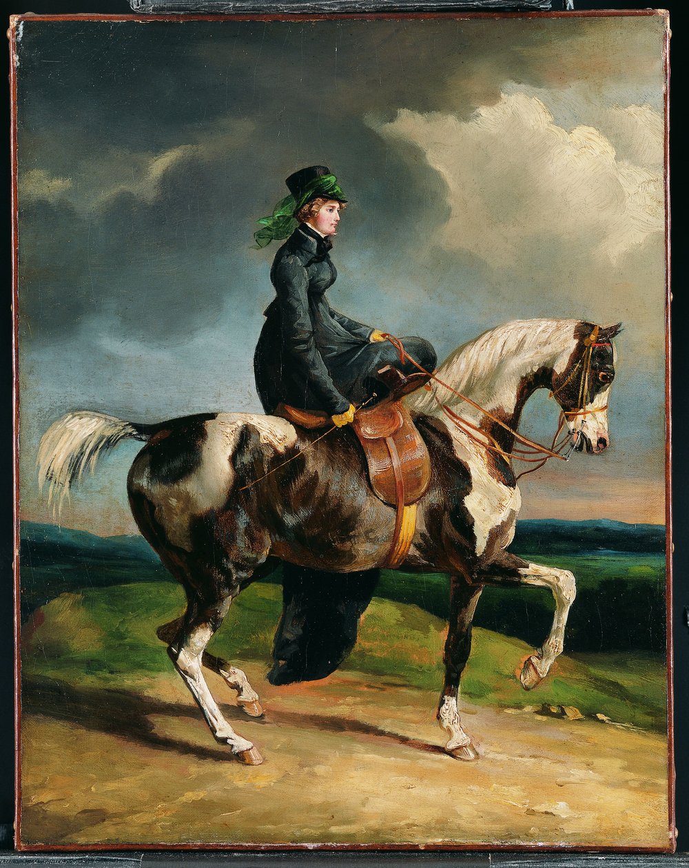 Lovasnő alkotó: Theodore Gericault