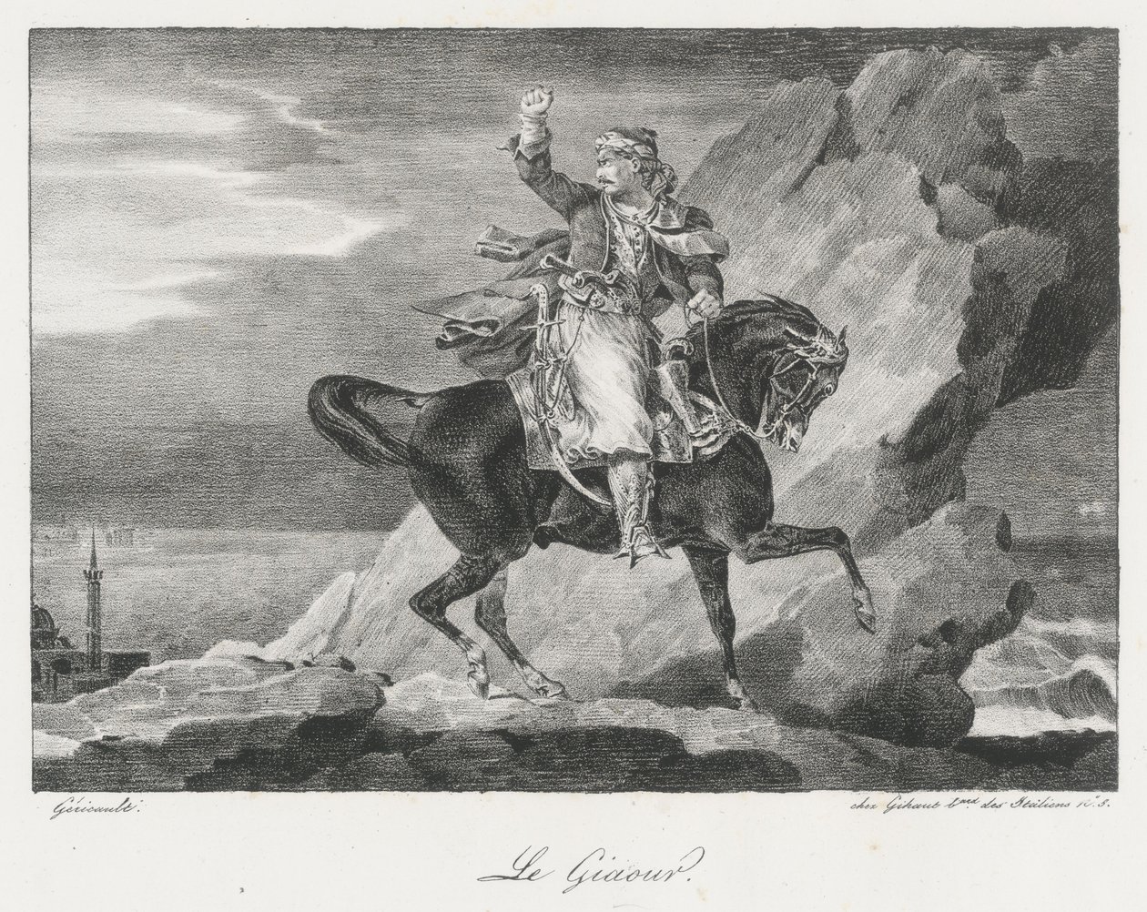Le Giaour (A Giaour) alkotó: Theodore Gericault