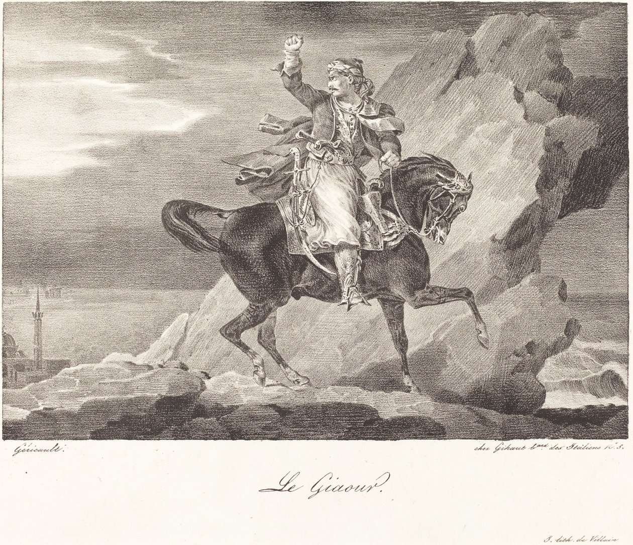 Le Giaour (A hitetlen) alkotó: Theodore Gericault