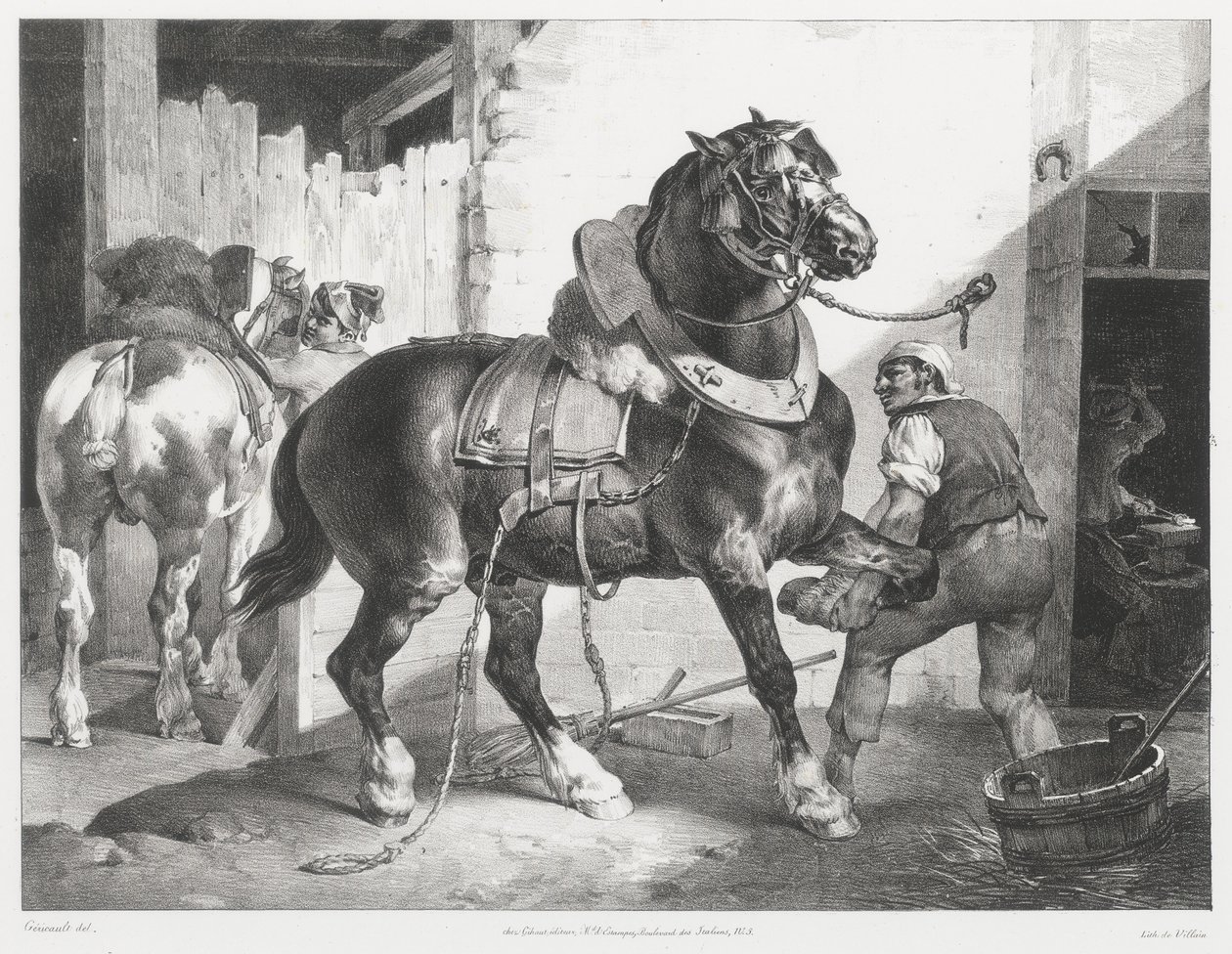 A francia kovács (The French Blacksmith) alkotó: Theodore Gericault