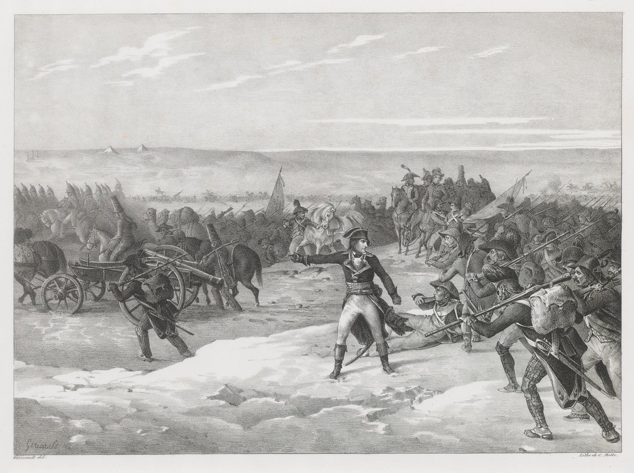 Séta a sivatagban (March in the Desert) alkotó: Theodore Gericault