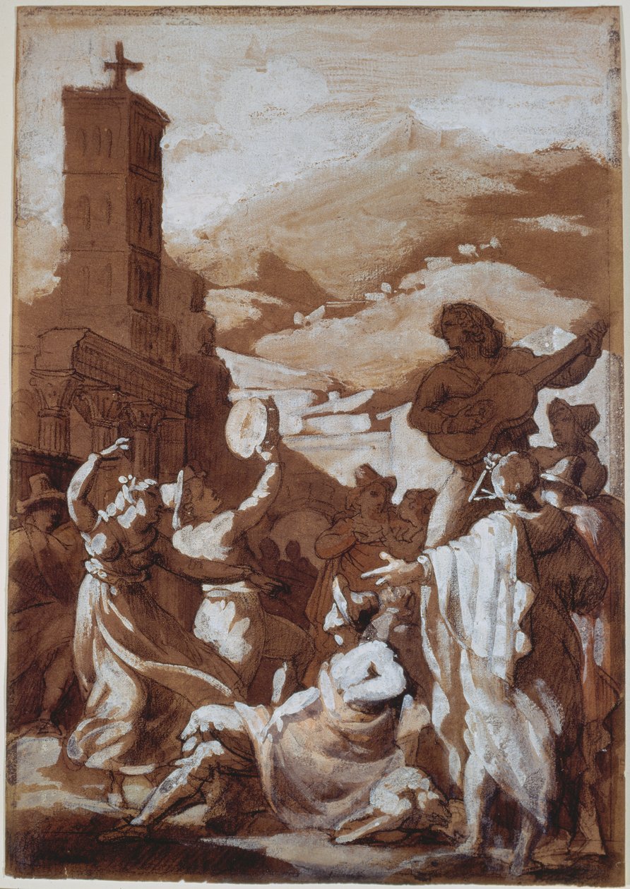 Nápolyi tánc: Tarantella alkotó: Theodore Gericault