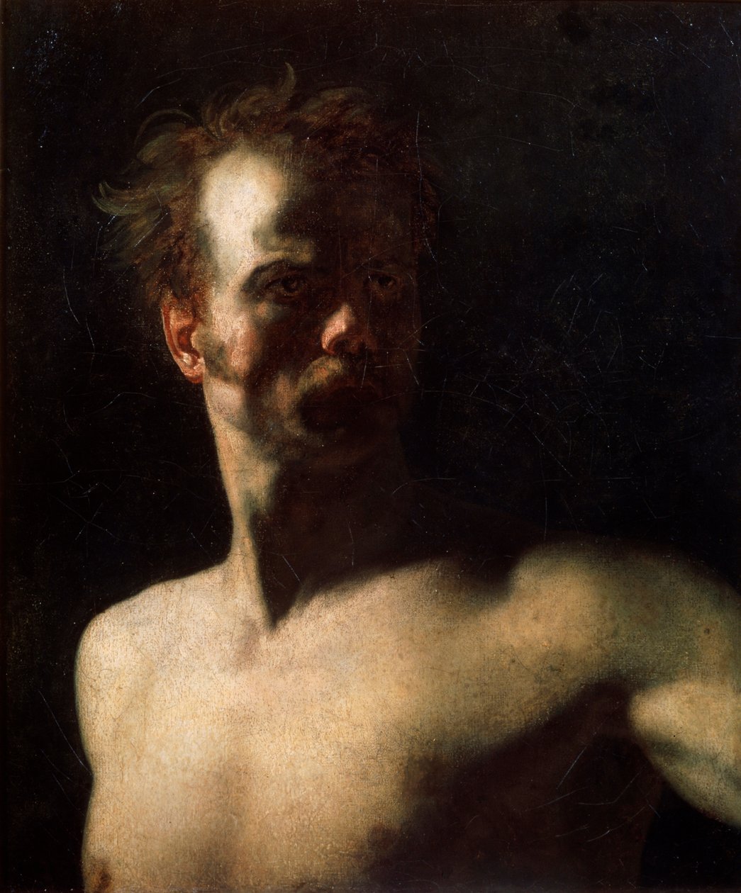 Akt tanulmány, c1810-c1811 alkotó: Theodore Gericault