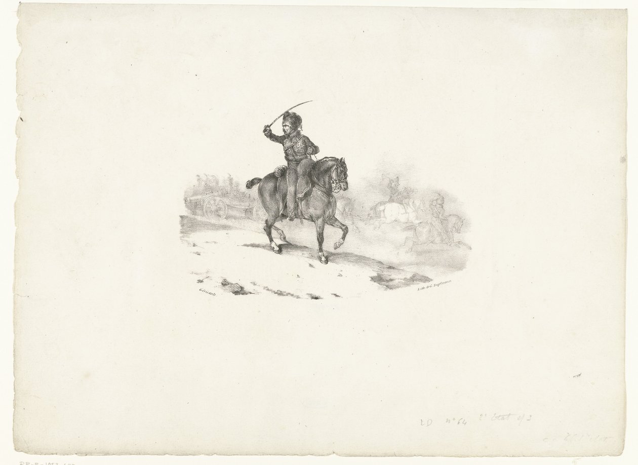 Tüzérségi tiszt alkotó: Theodore Gericault