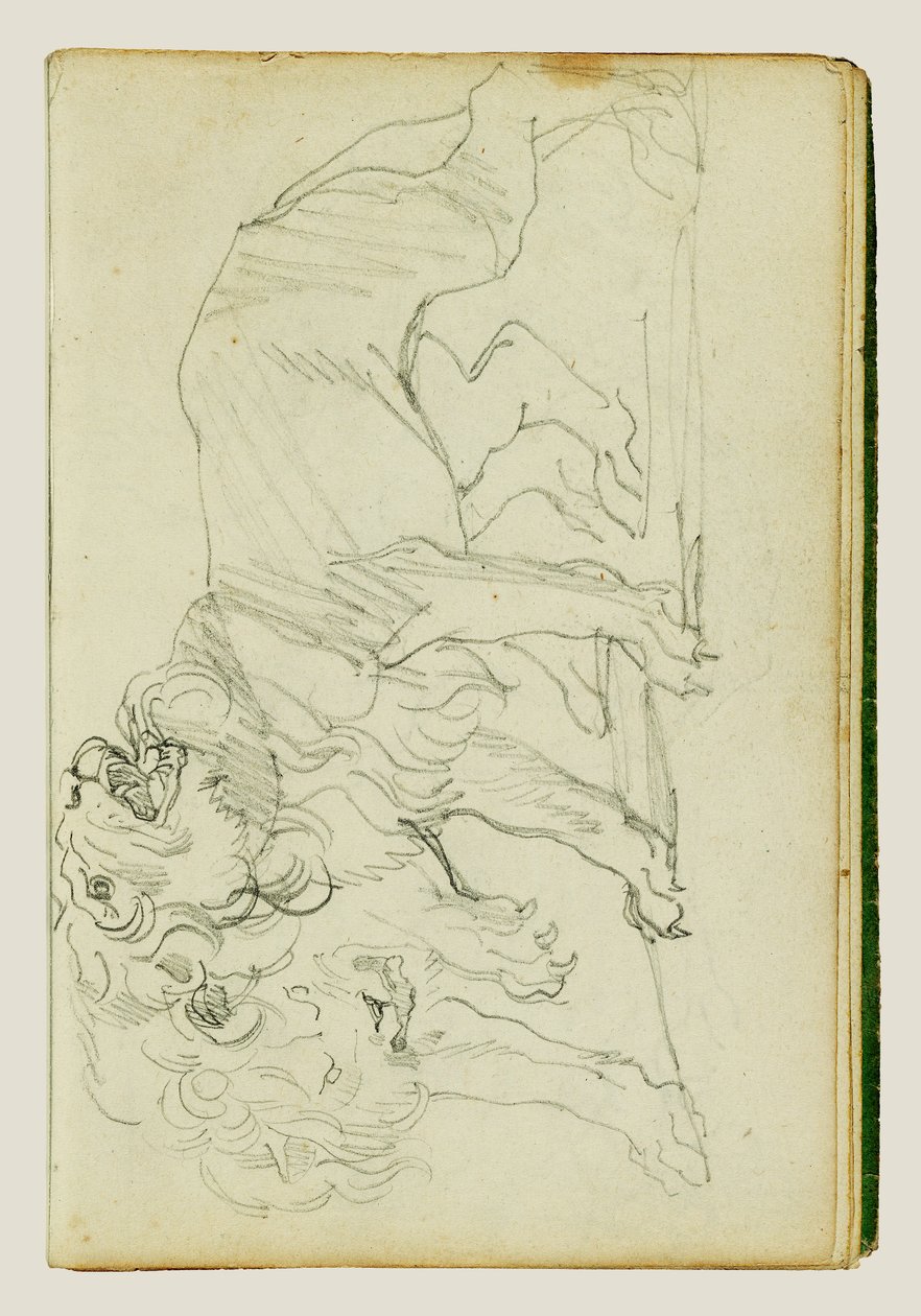 Oroszlánpár alkotó: Theodore Gericault