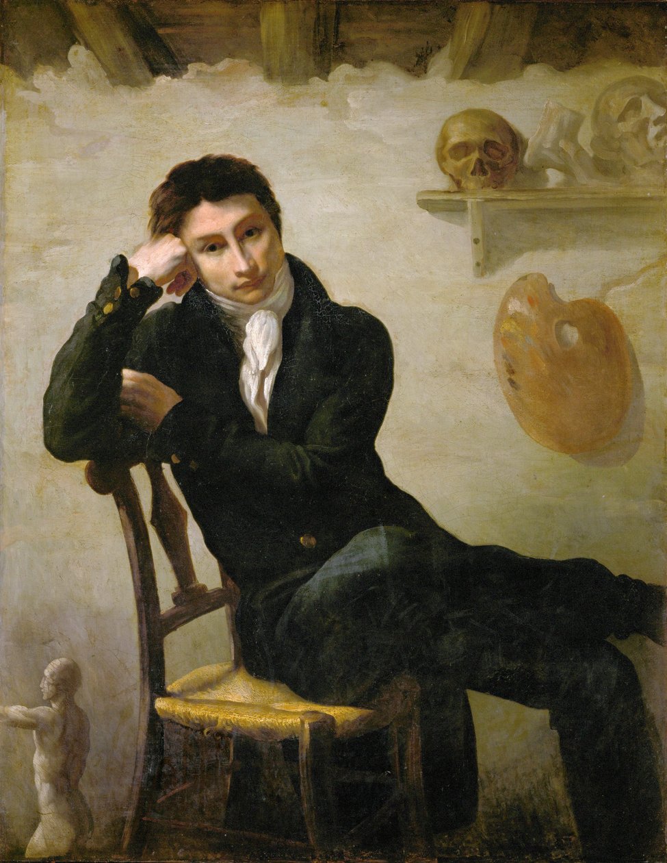Egy művész portréja a műtermében - Portré ... alkotó: Theodore Gericault