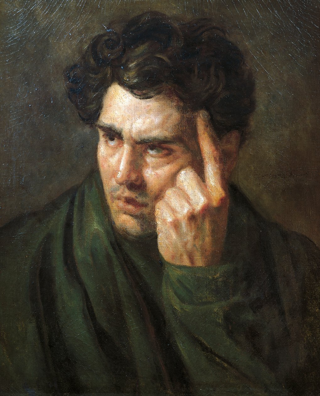 Lord Byron portréja, Jean-Louis Theodore Gericault (1791-1824) alkotó: Theodore Gericault