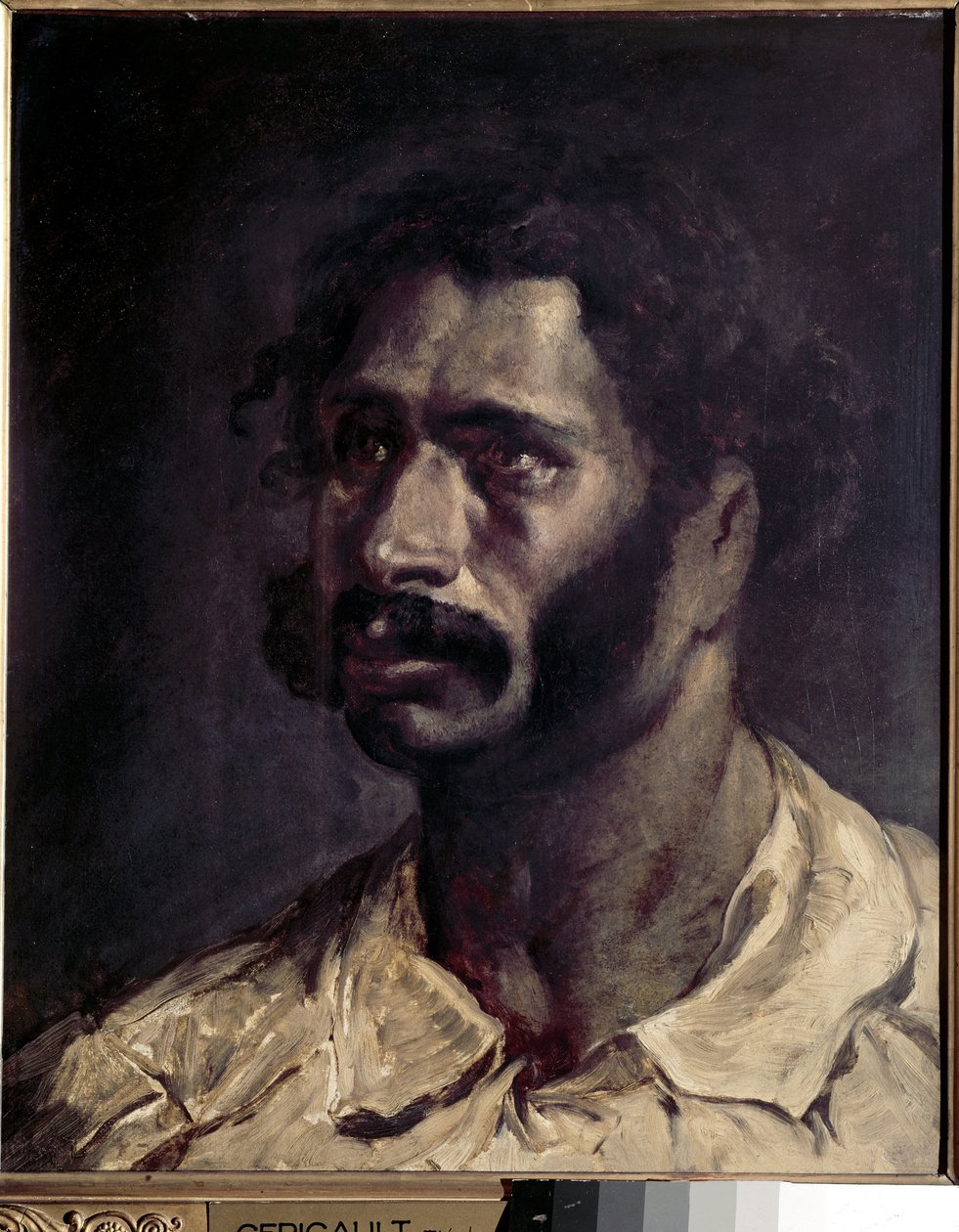 Férfi portréja (a Meduse ácsának feltételezése) - olaj, vászon alkotó: Theodore Gericault