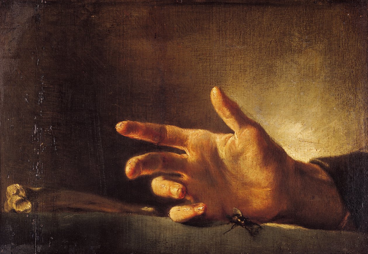Egy kéz tanulmányozása alkotó: Theodore Gericault