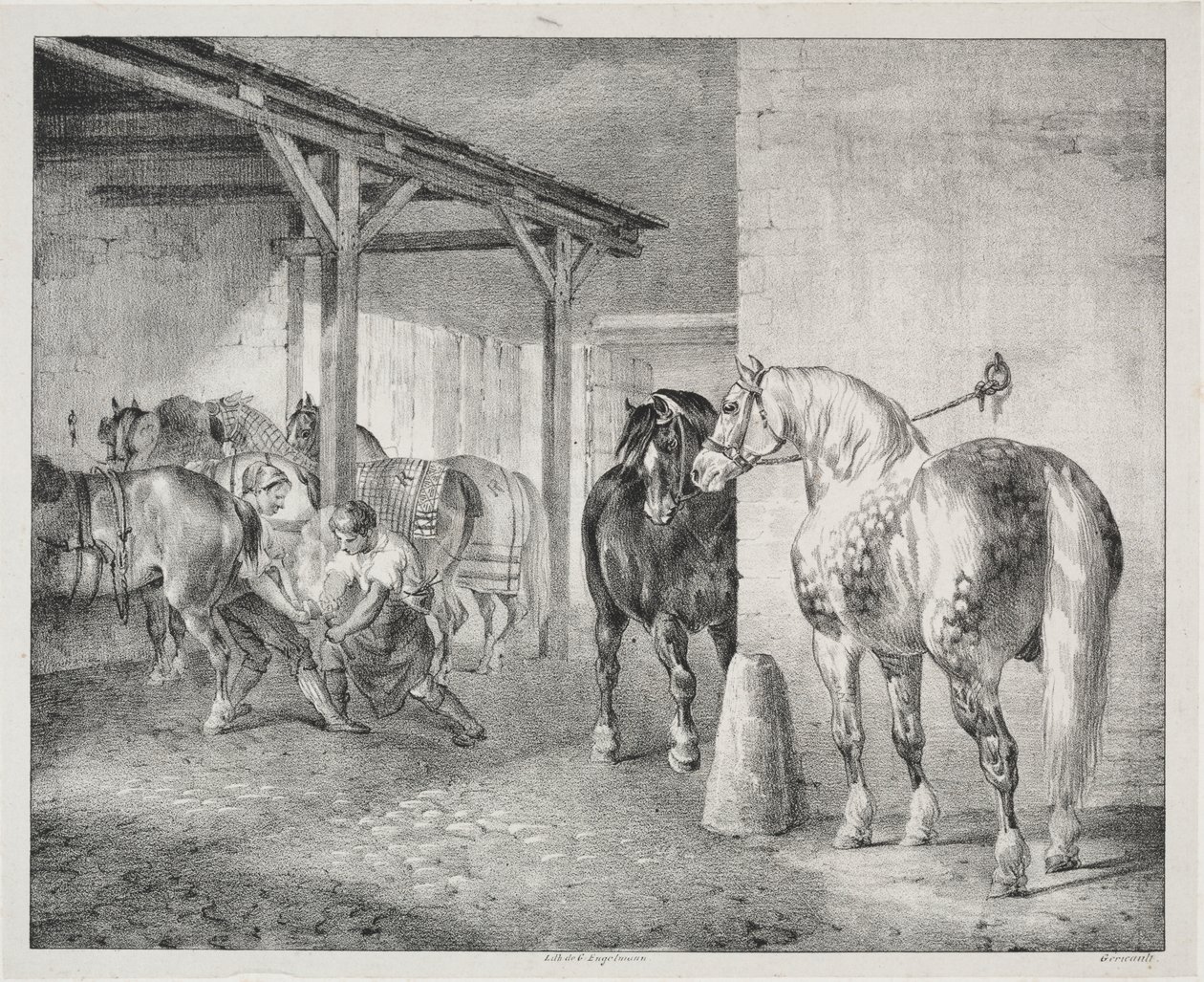 A Ferrier fészer alkotó: Theodore Gericault