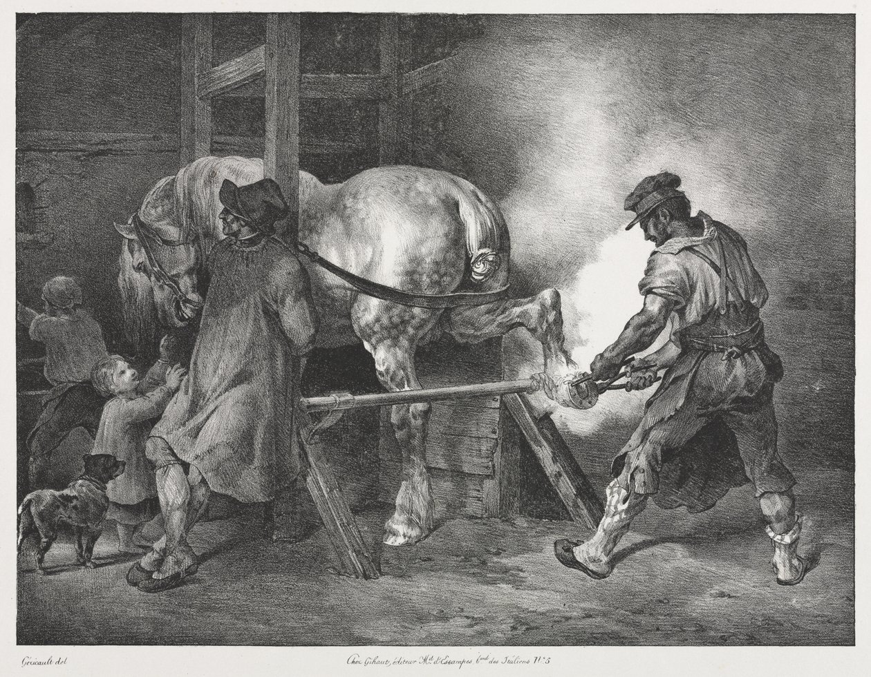 A flamand kovács alkotó: Theodore Gericault