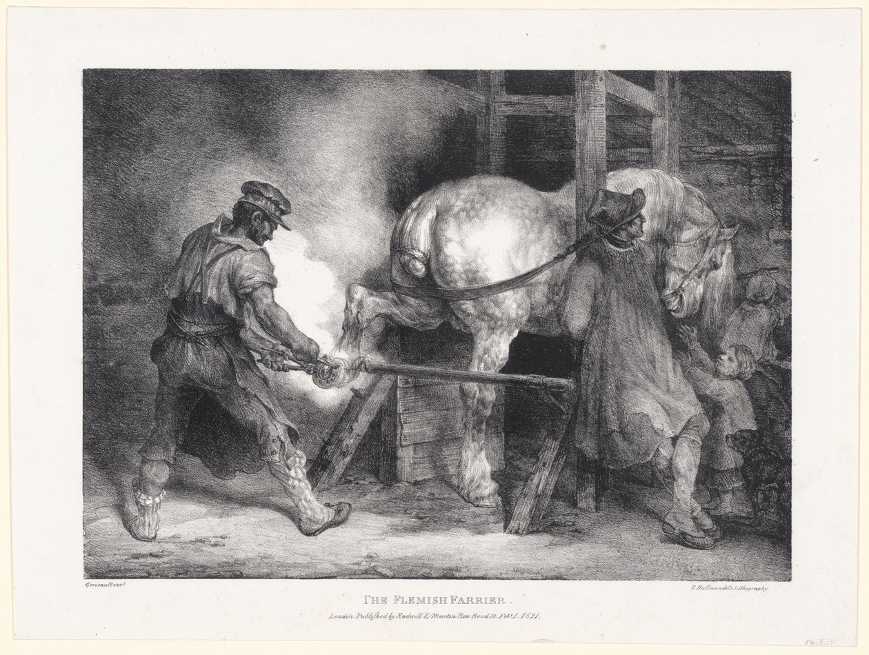 A flamand patkoló alkotó: Theodore Gericault