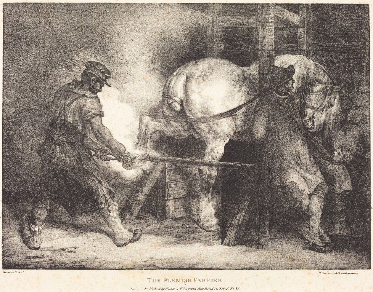 A flamand patkoló alkotó: Theodore Gericault