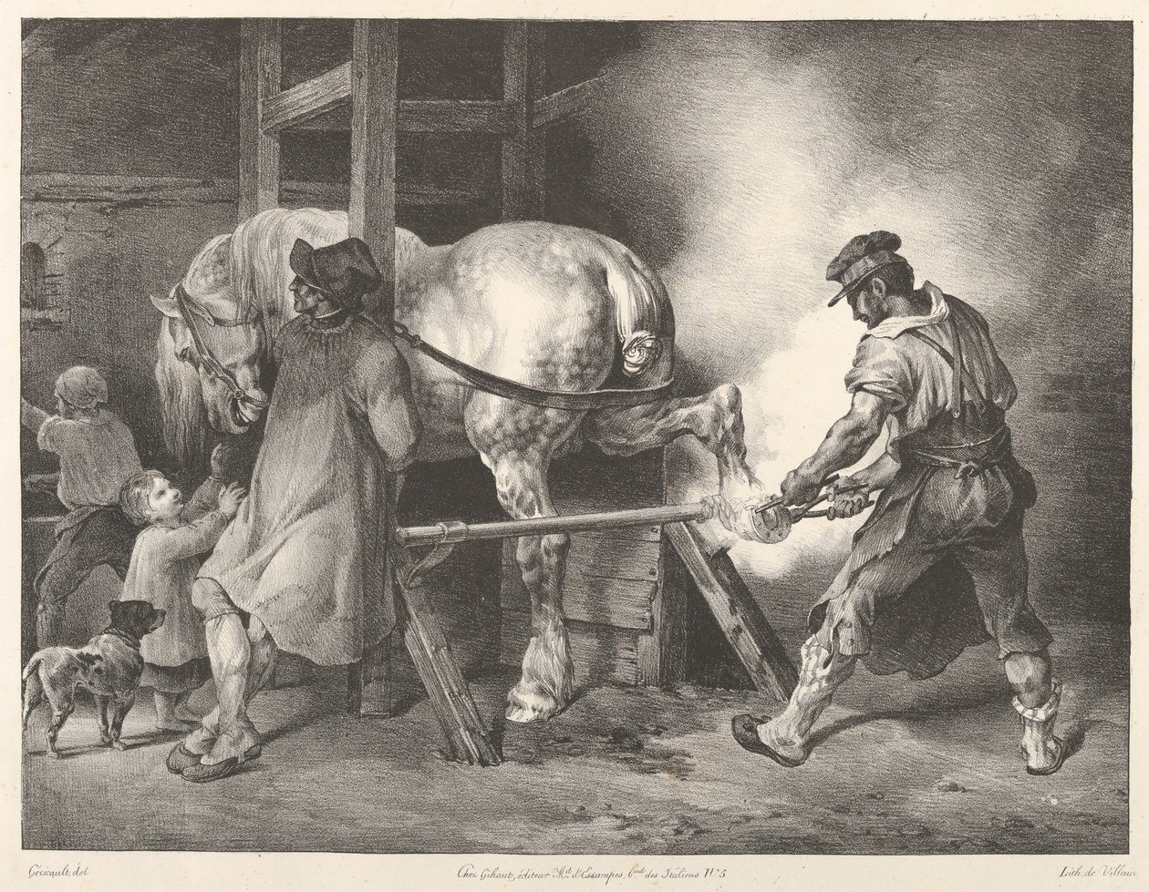 A flamand patkoló alkotó: Theodore Gericault
