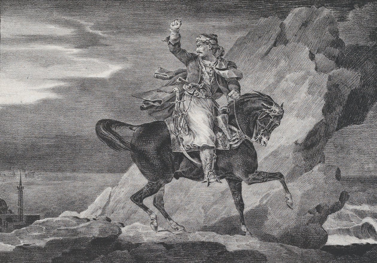 A Giaour, 1820. alkotó: Theodore Gericault