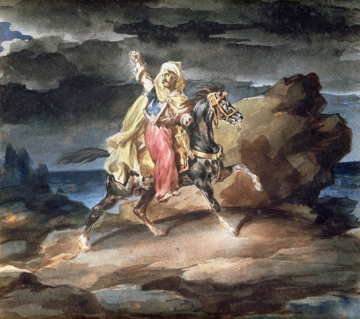 A Giaour, 1822-23 körül alkotó: Theodore Gericault