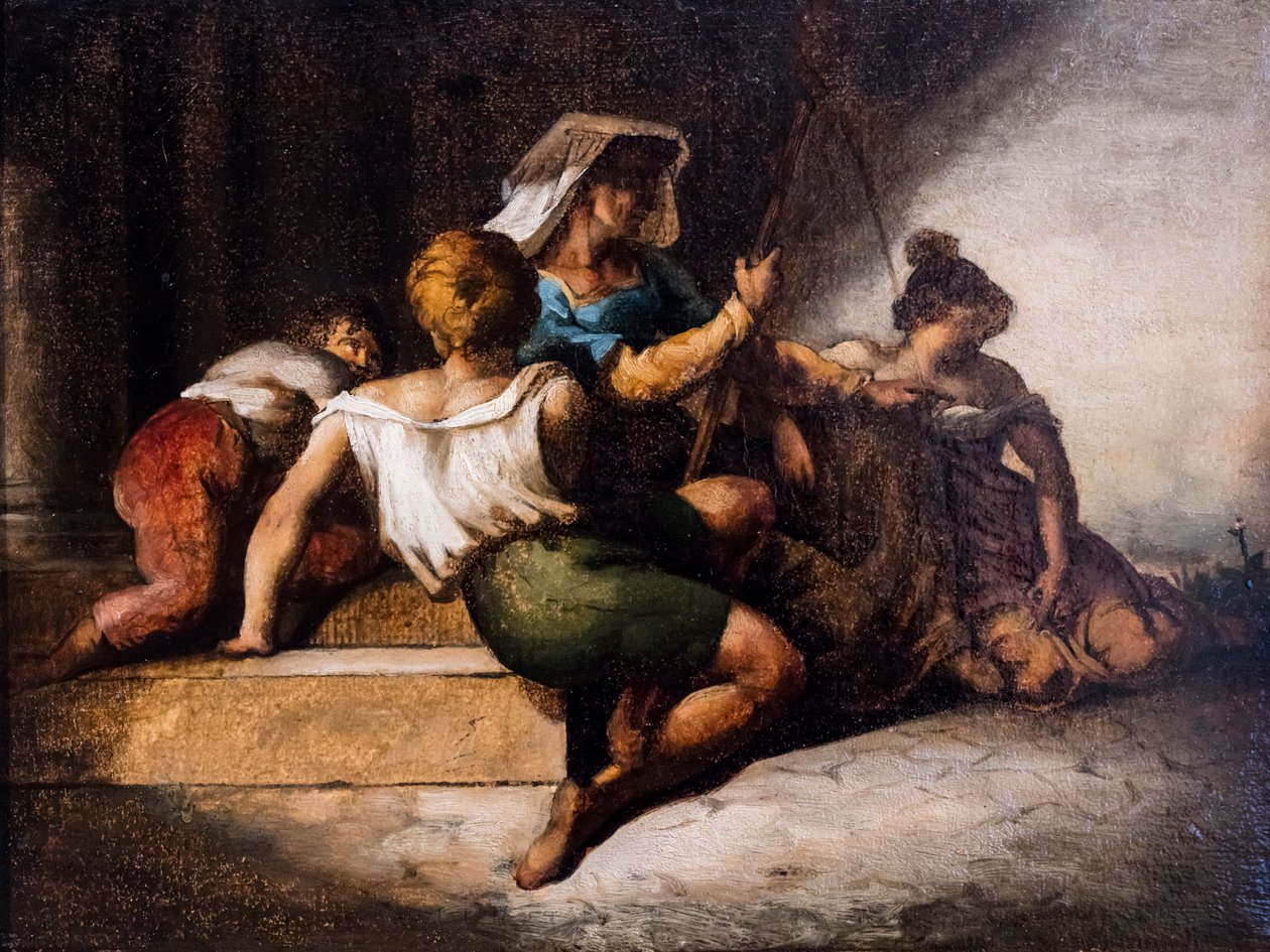A szegény család alkotó: Theodore Gericault