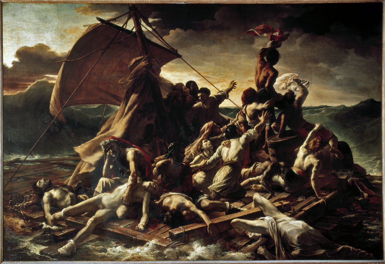 A Medúza tutaja - olaj, vászon alkotó: Theodore Gericault