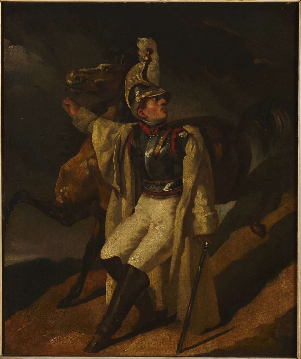 A sebesült cuirassier alkotó: Theodore Gericault