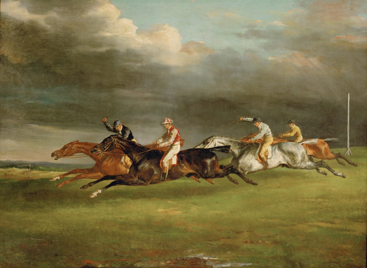 Az epsomi derbi ... alkotó: Theodore Gericault