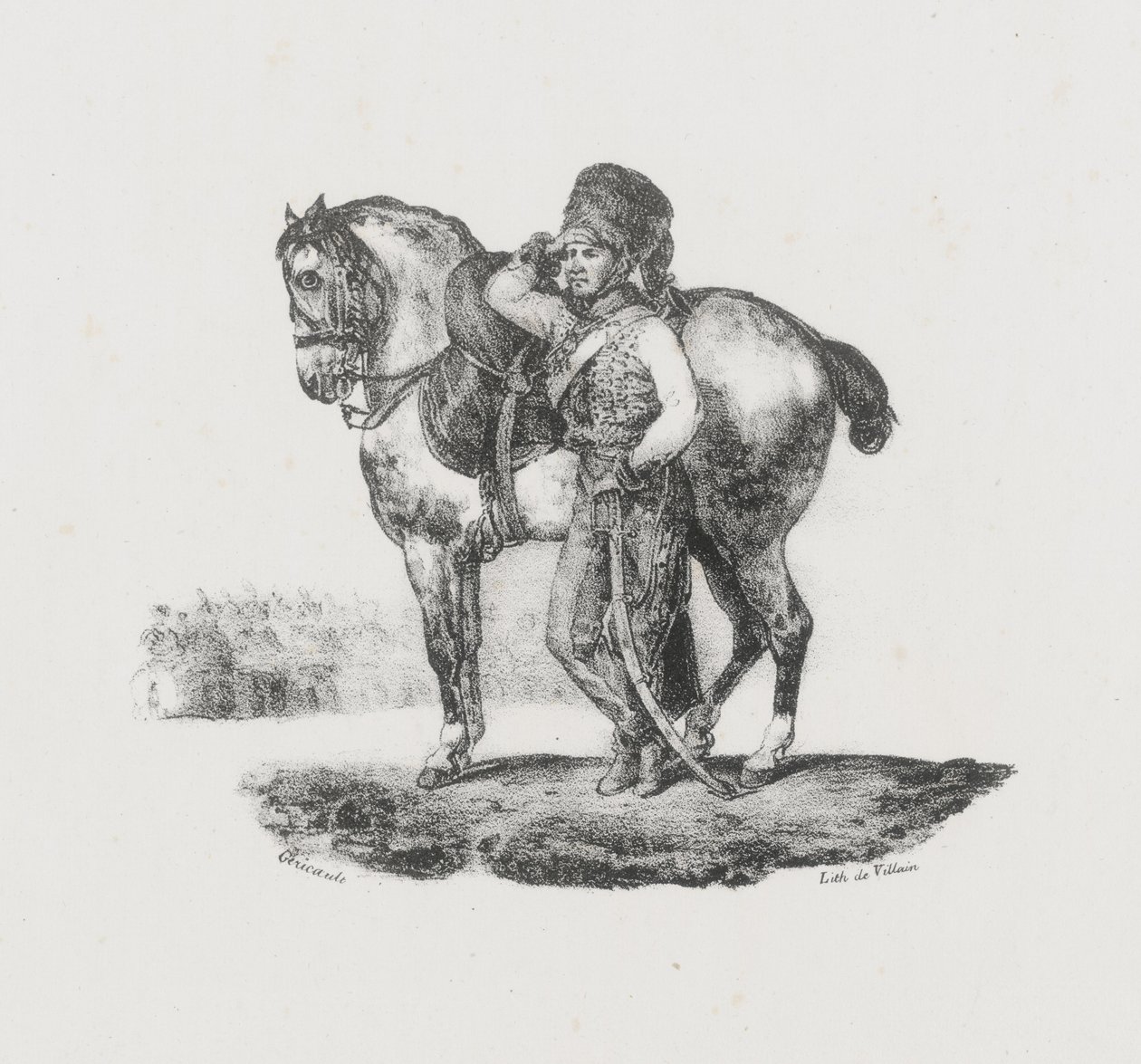 Huszár trombitás (Hussar Trumpeter) alkotó: Theodore Gericault