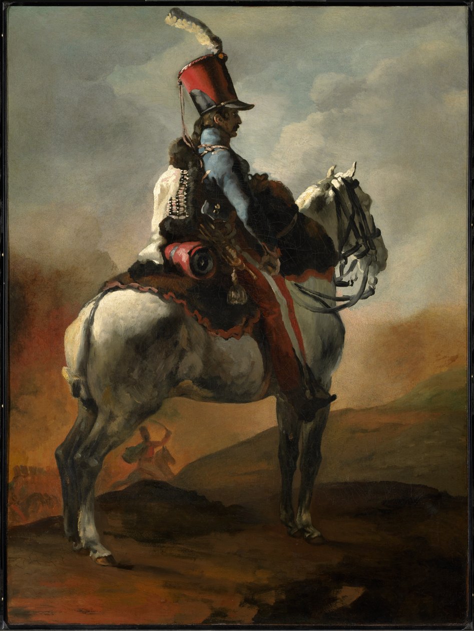 A huszárok trombitása alkotó: Theodore Gericault