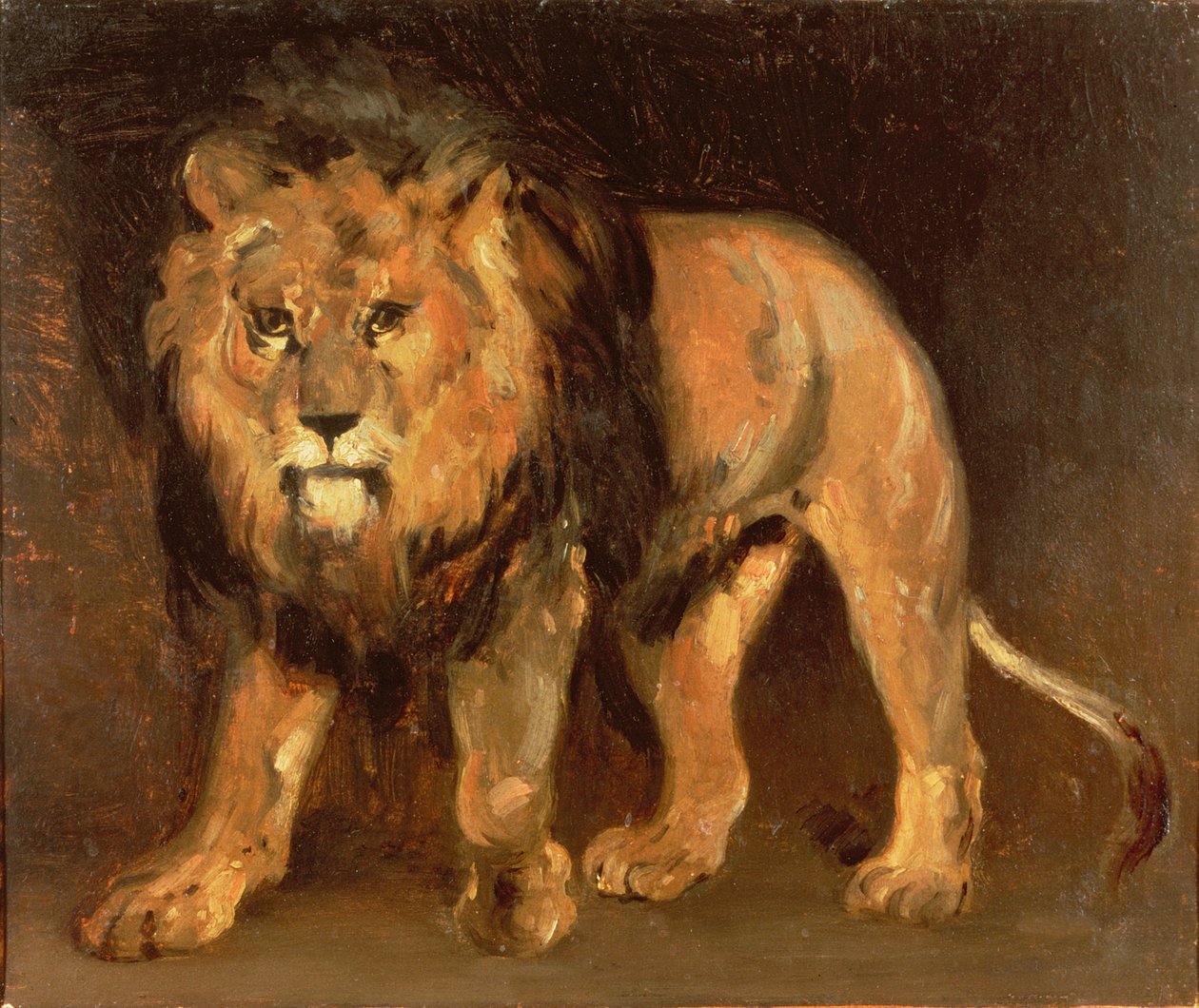 Sétáló oroszlán alkotó: Theodore Gericault