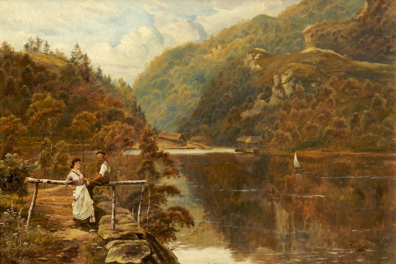 A csónakmóló, Loch Katrine alkotó: Theodore Hines
