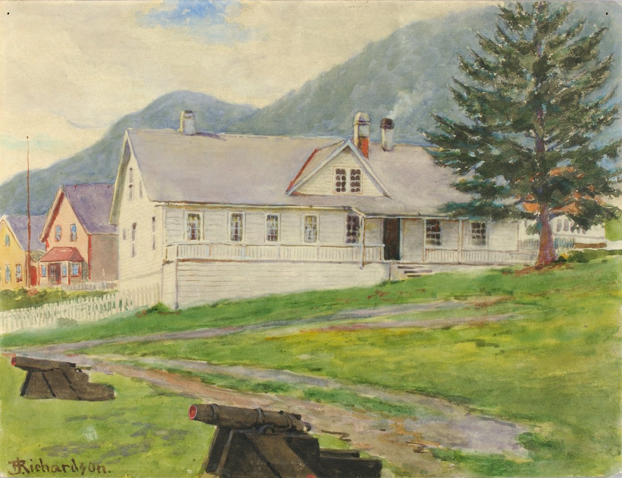 Volt kormányzói ház, Sitka, 1905. alkotó: Theodore J. Richardson