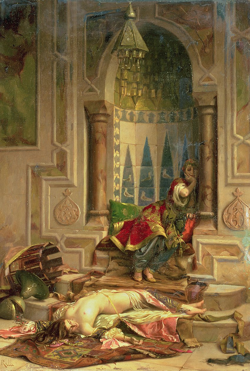 "Ah! Féltékeny a féltékenyek között!" alkotó: Theodore Jacques Ralli