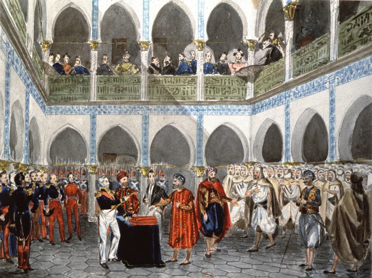 Clauzel kormányzó Algírban alkotó: Theodore Leblanc