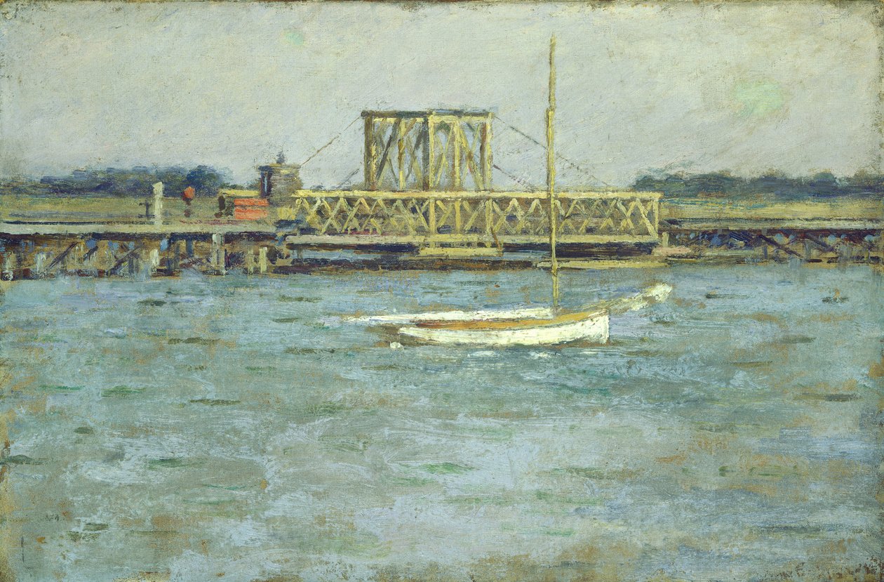 Felvonóhíd - Long Branch R. R. alkotó: Theodore Robinson