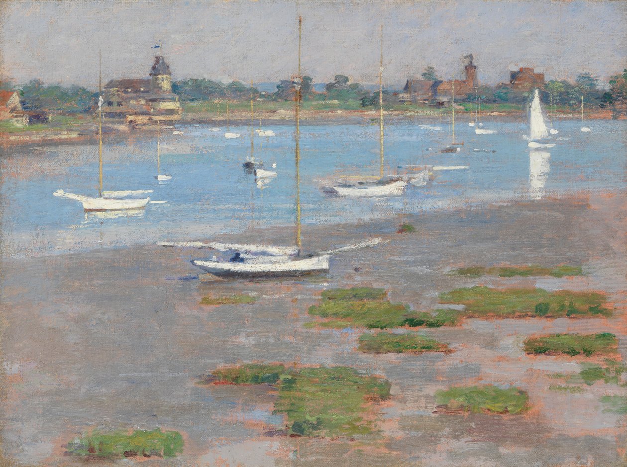 Apály, Riverside Yacht Club, 1894. alkotó: Theodore Robinson