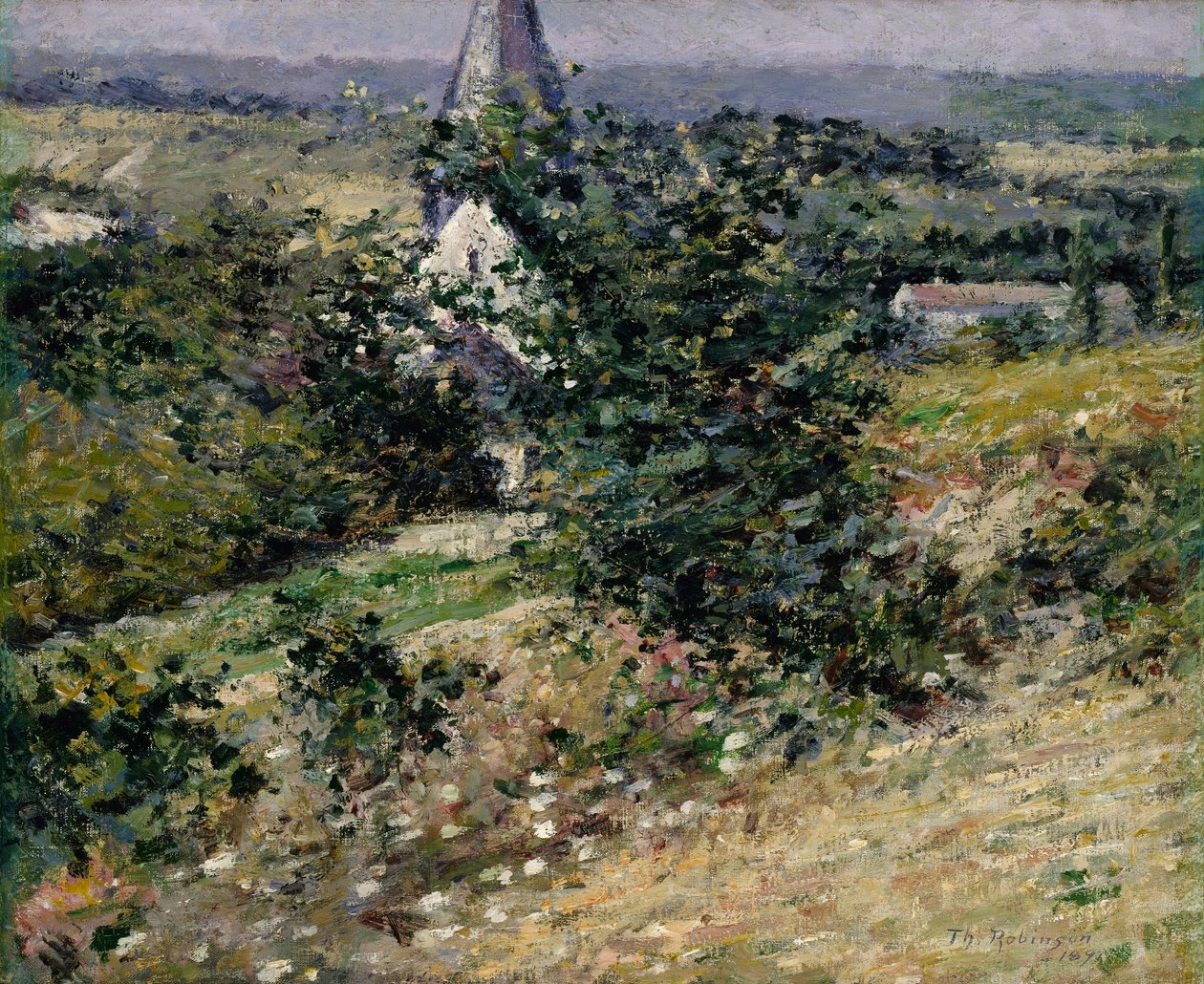 Régi templom Givernyben alkotó: Theodore Robinson