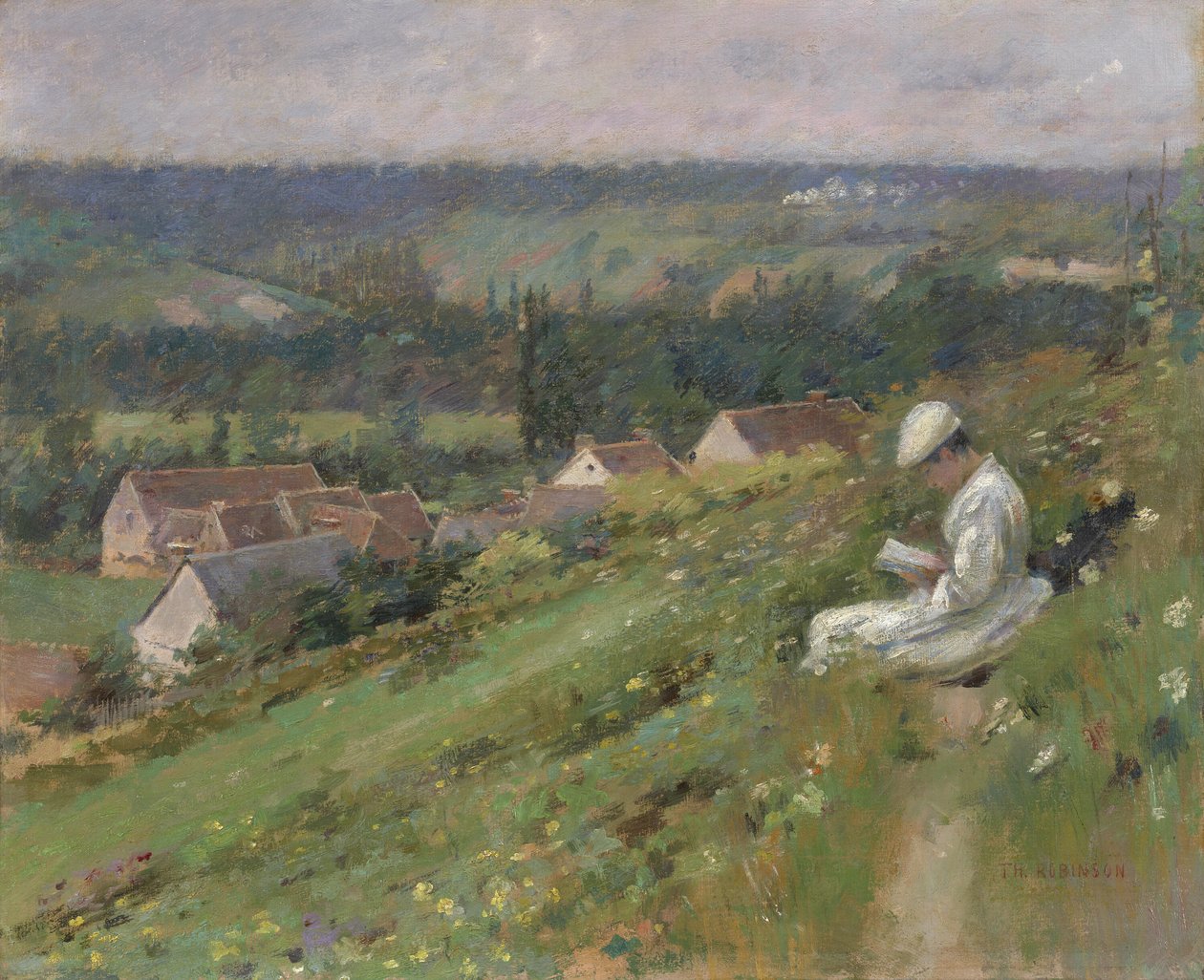 Arconville völgye, kb. 1887. alkotó: Theodore Robinson