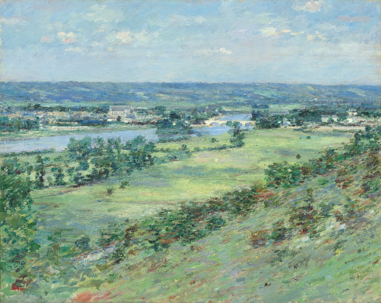 A Szajna völgye, Giverny dombjaitól alkotó: Theodore Robinson