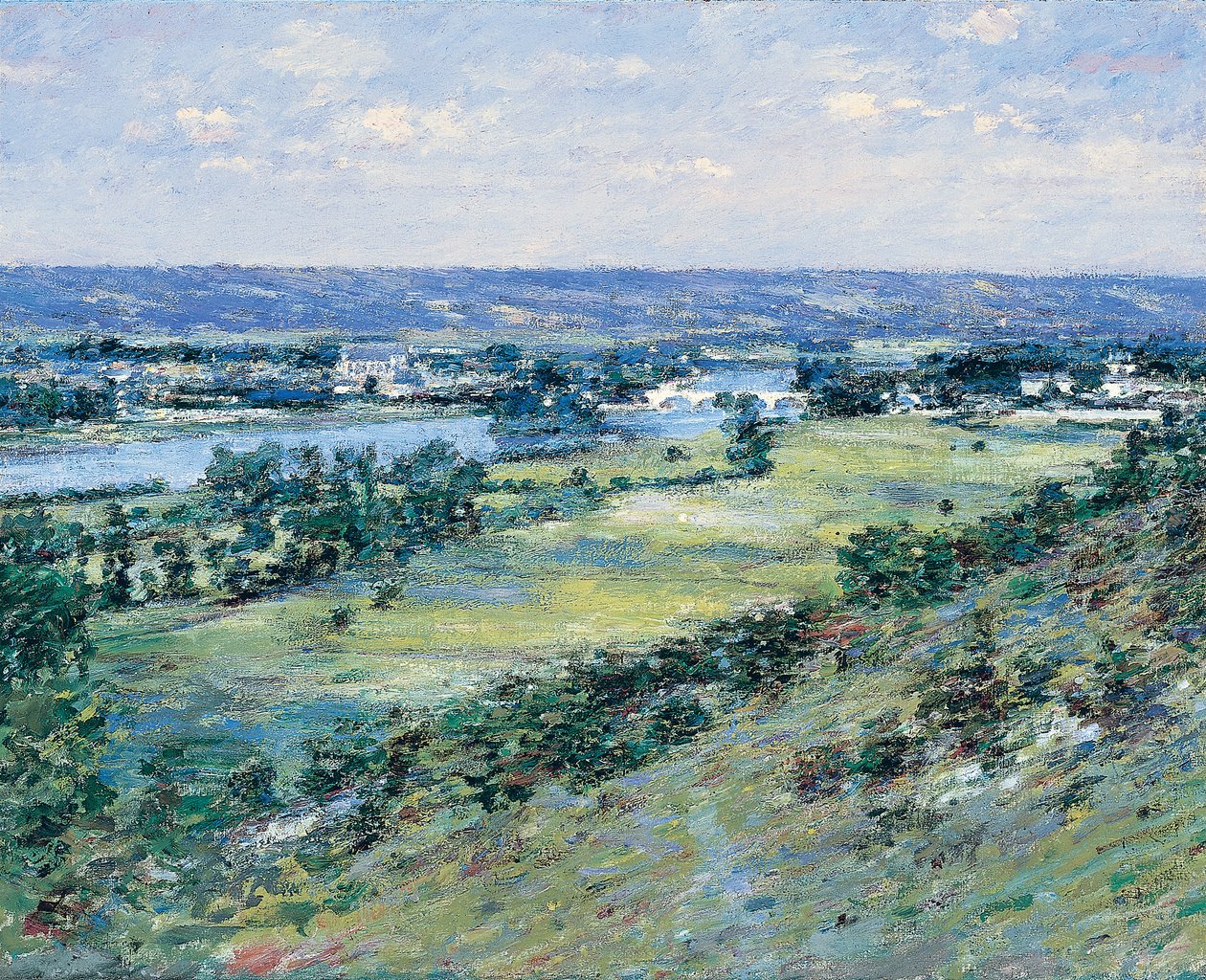 A Szajna völgye, Giverny dombjaitól, 1892 alkotó: Theodore Robinson