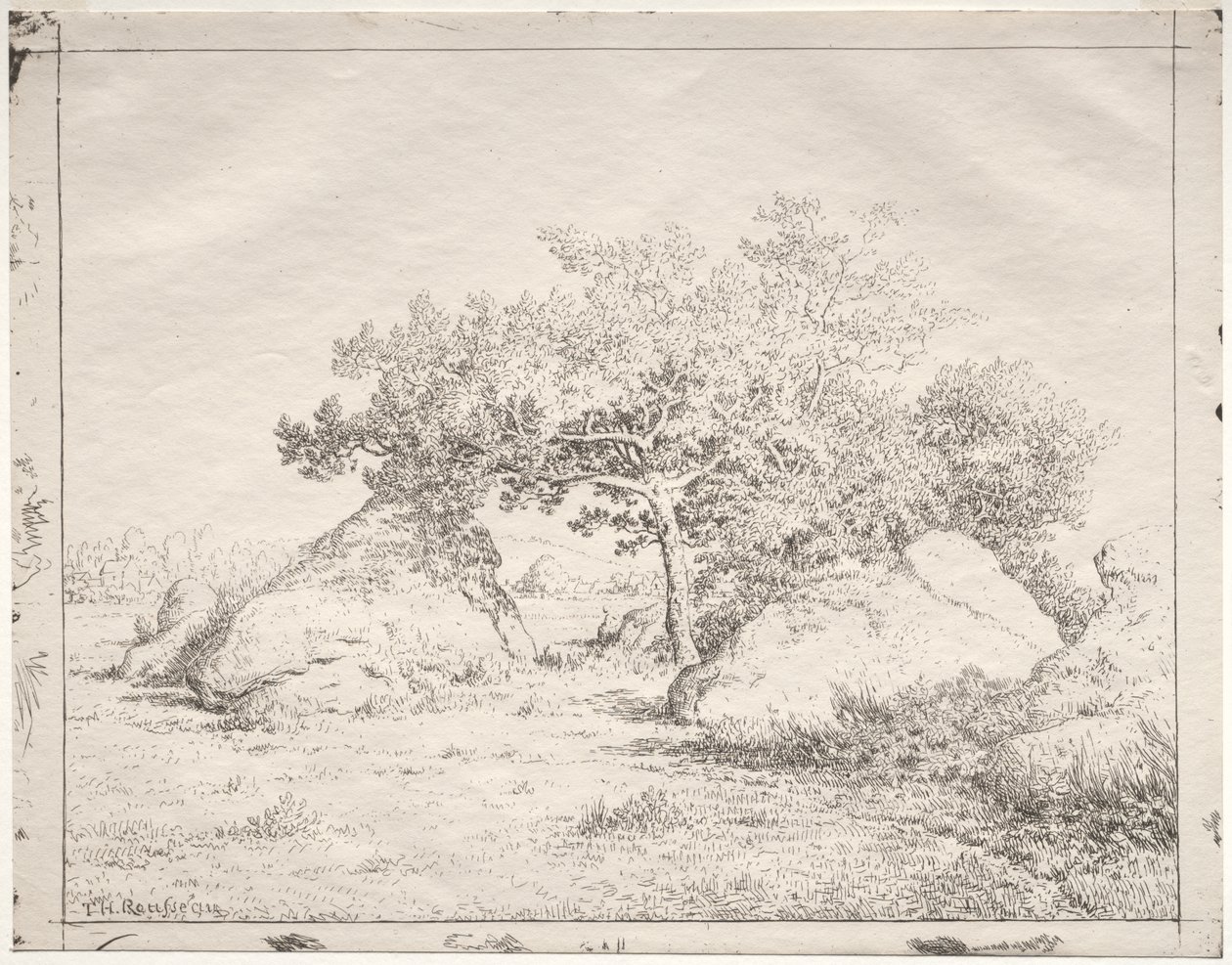 Cseresznyefa Blauban alkotó: Theodore Rousseau