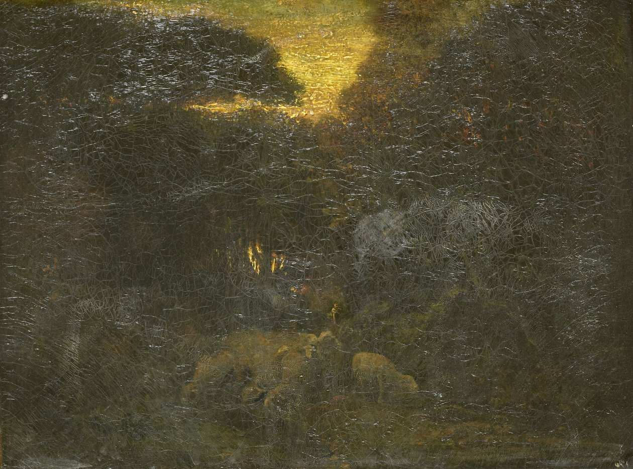 La Gorge aux Loups" (A farkas torkában) alkotó: Theodore Rousseau