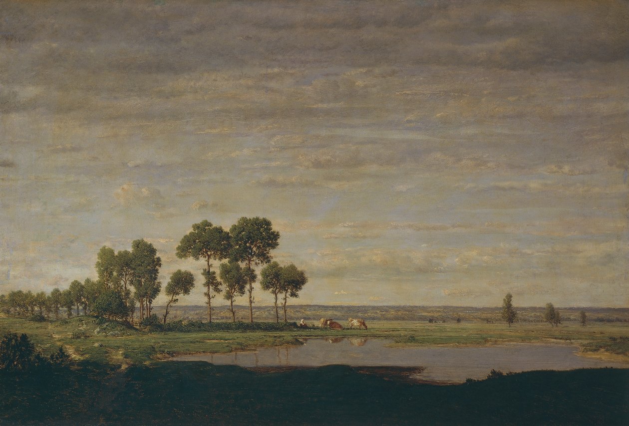 Tavasz, tavacska alkotó: Theodore Rousseau