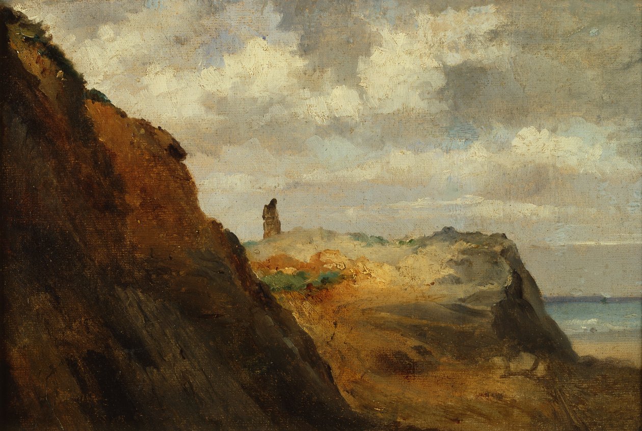 The Coast at Granville (olaj, vászon) alkotó: Theodore Rousseau