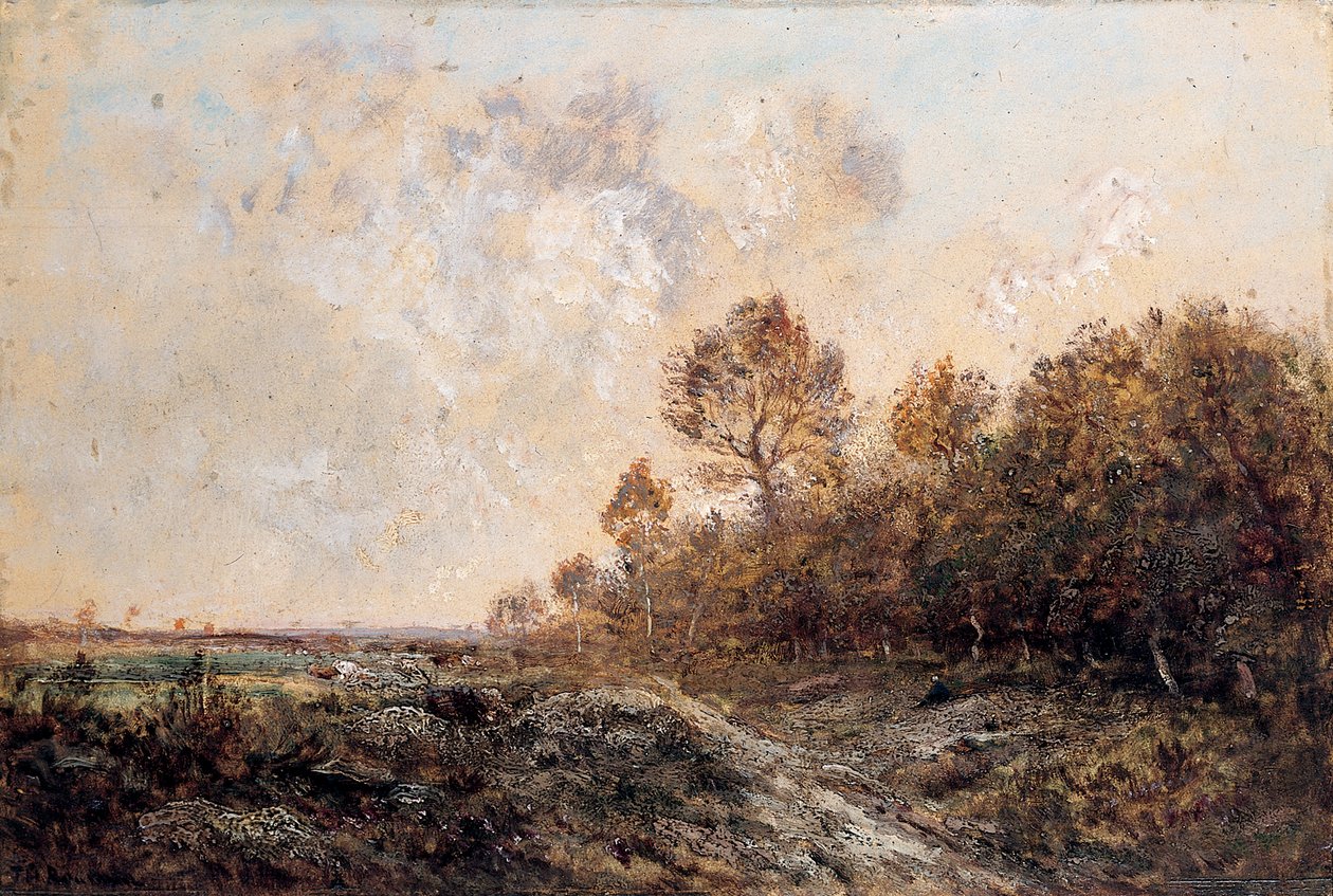 Egy fa széle alkotó: Pierre Etienne Theodore Rousseau