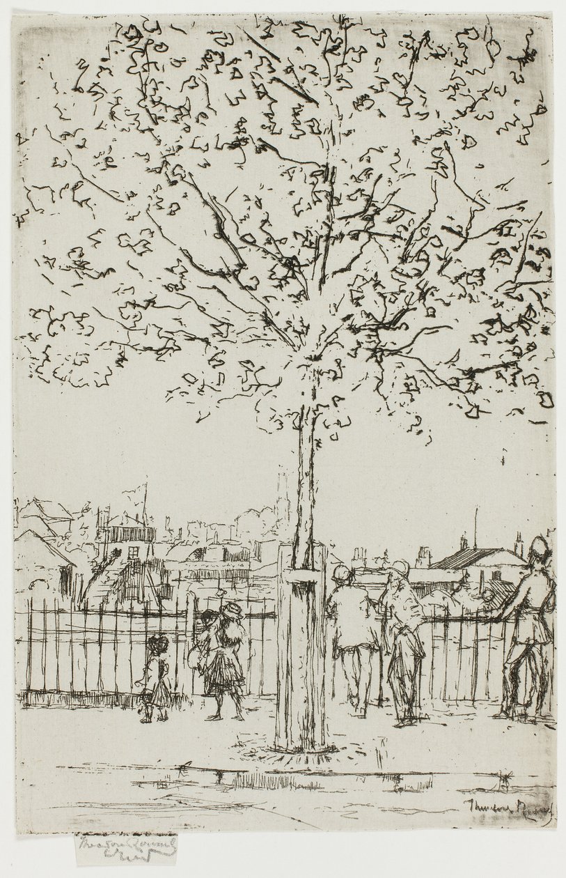 Chelsea Embankment, 1889. június, 17 óra alkotó: Theodore Roussel