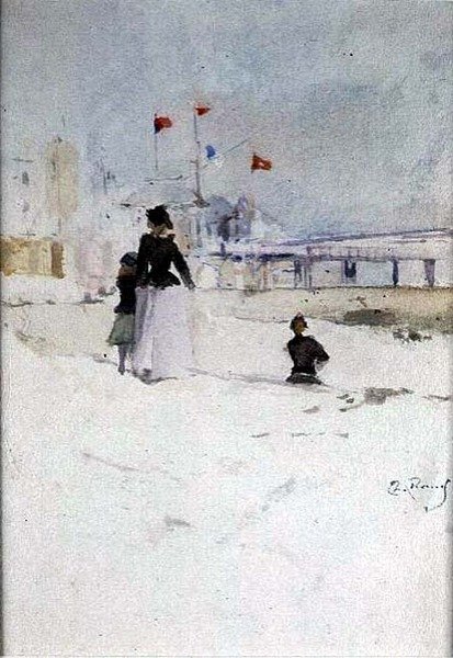 A tengerparton alkotó: Theodore Roussel