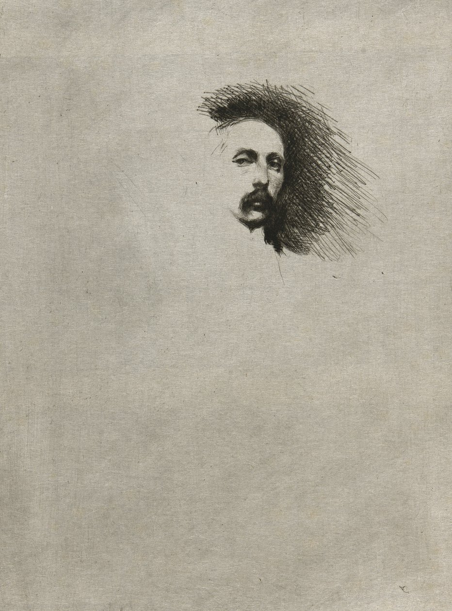 Basil Gotto portréja (fekete-fehér változat) alkotó: Theodore Roussel