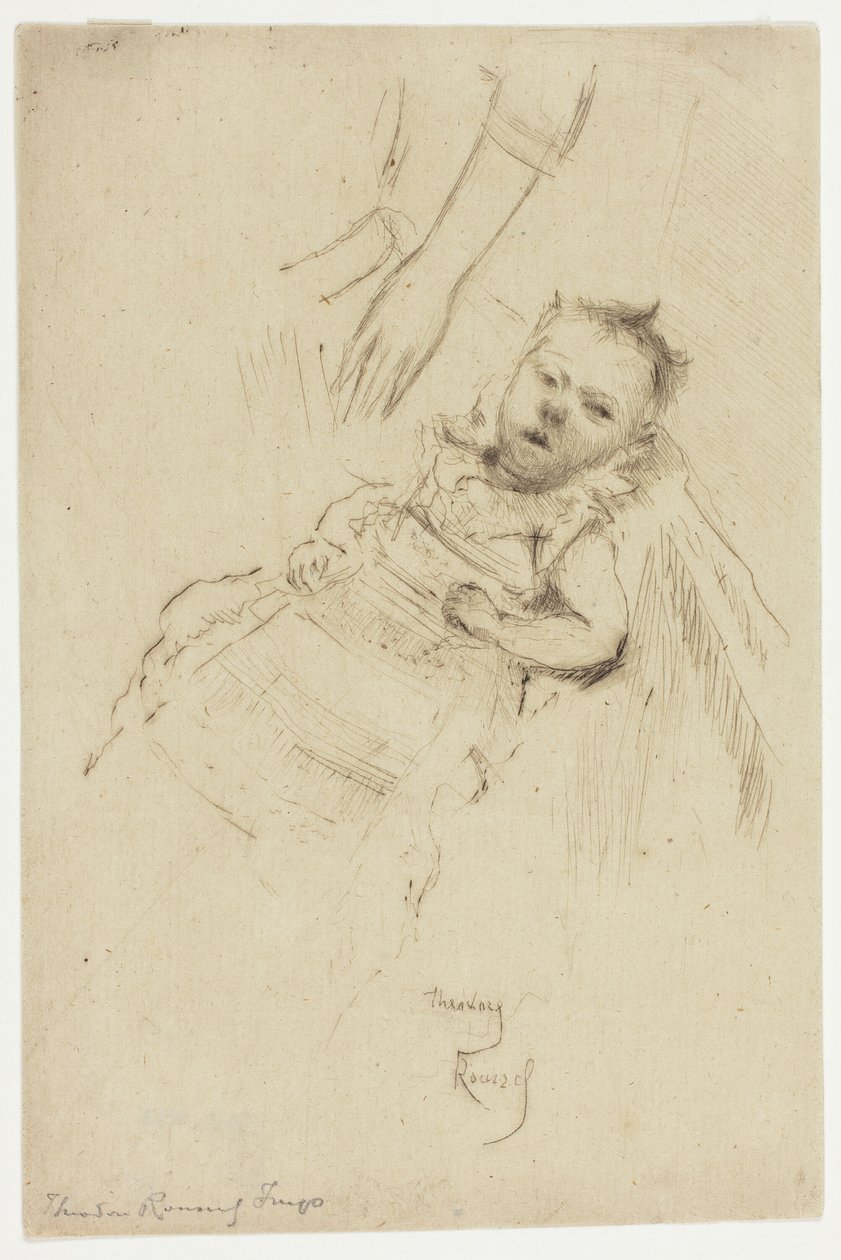 Tízhetes Margery Chambers portréja alkotó: Theodore Roussel