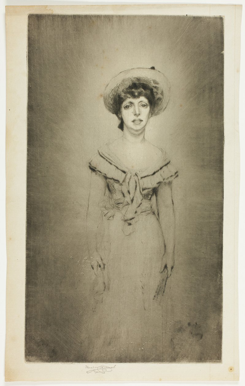 Hetty Pettigrew kisasszony portréja alkotó: Theodore Roussel