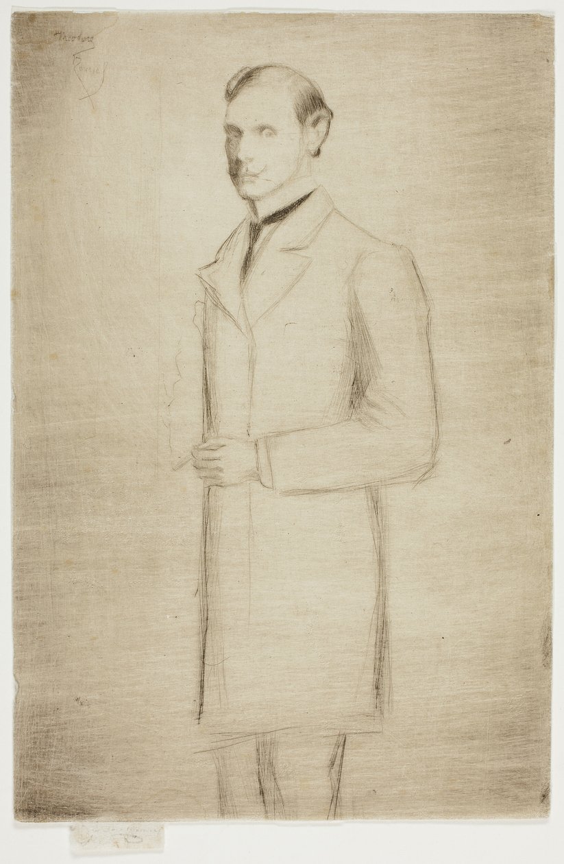 Walter Dowdeswell portréja, Esq. alkotó: Theodore Roussel